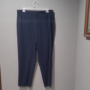 CJ Banks Blue Tapered Trousers